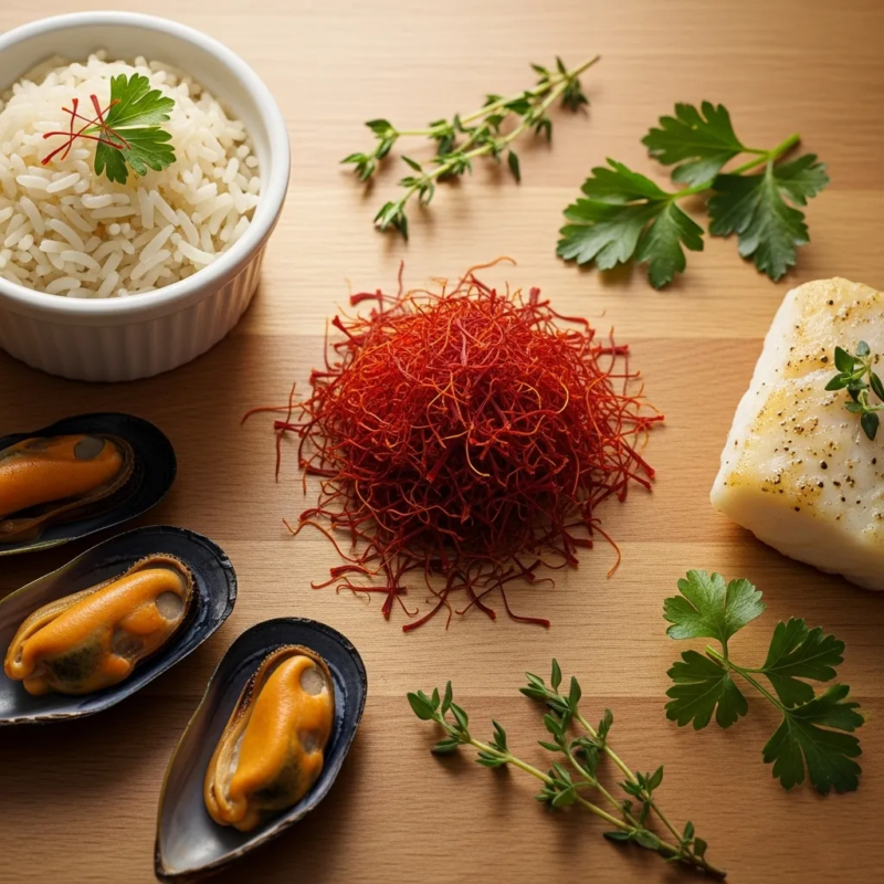 Saffron food pairings
