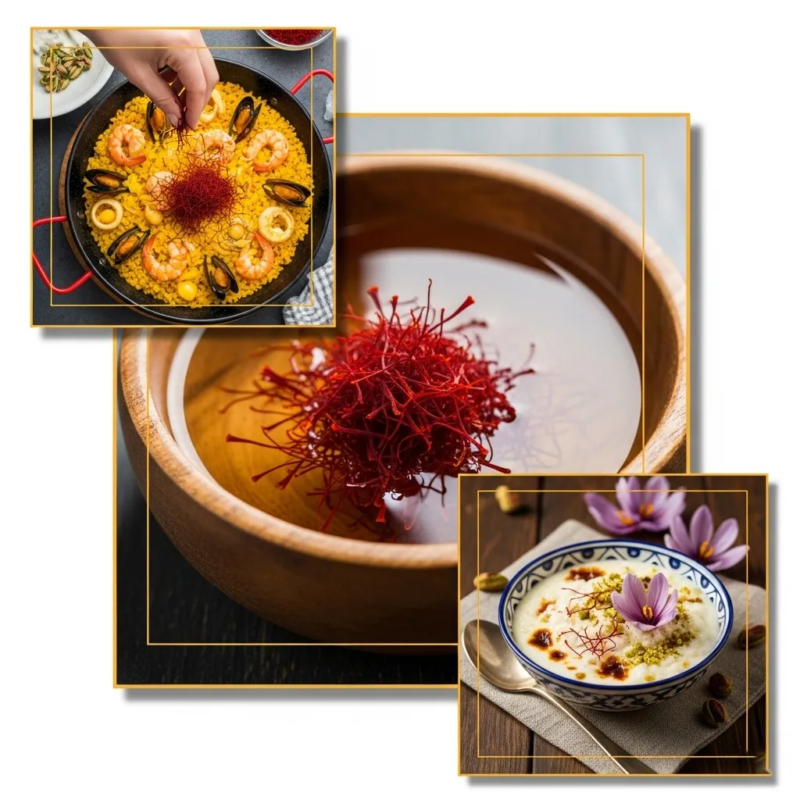 using saffron in cooking