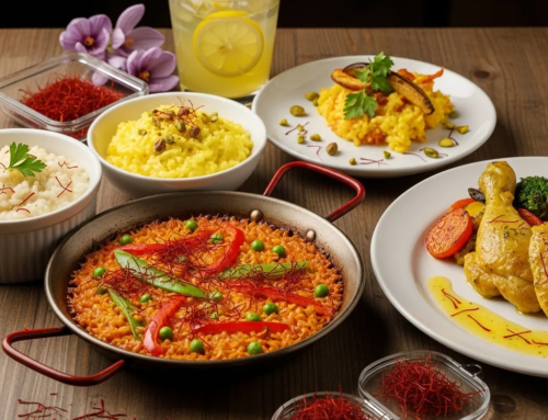 What foods to put saffron in?