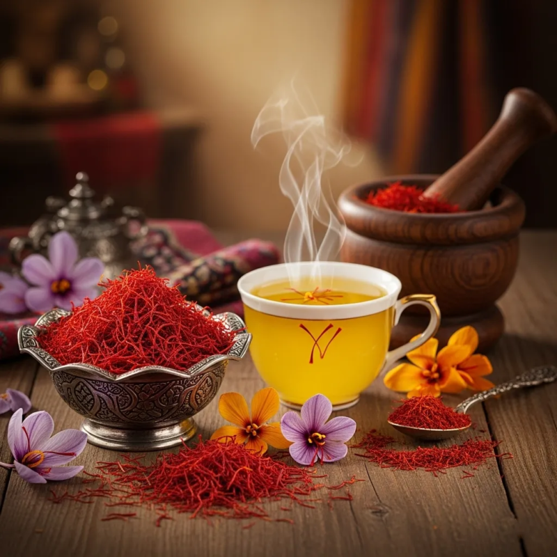 Saffron flavor profile