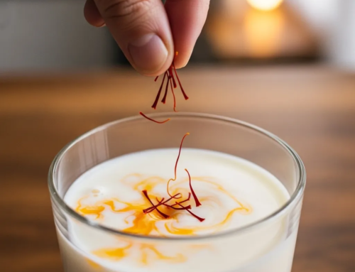 Can I mix saffron with milk?
