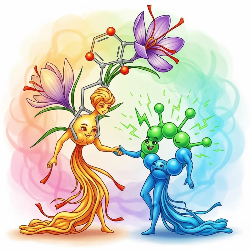 Saffron and dopamine