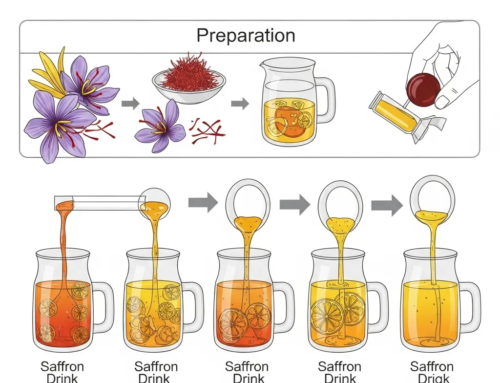 How to prepare saffron drink?