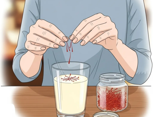 Can I put saffron in milk?