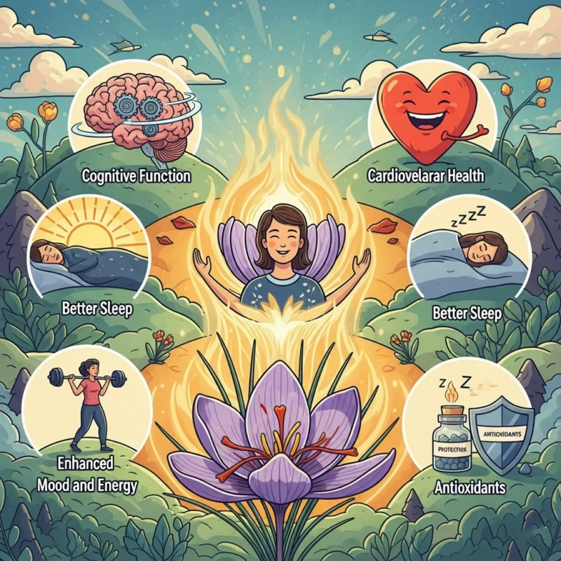 Benefits of eating saffron