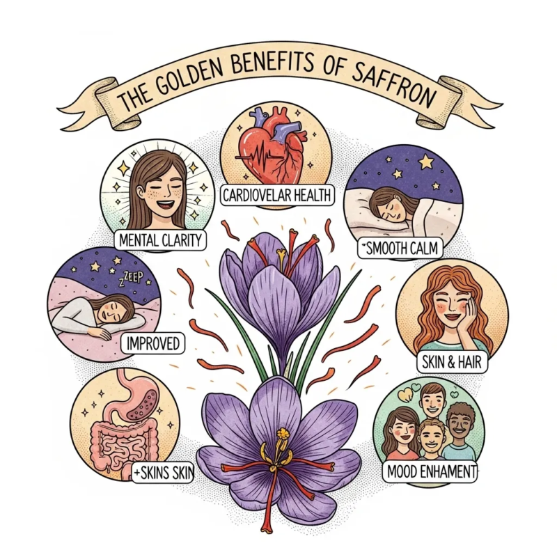 Health benefits of saffron
