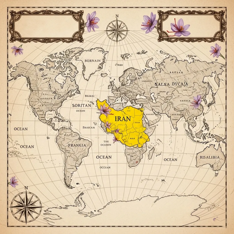 Saffron origin country