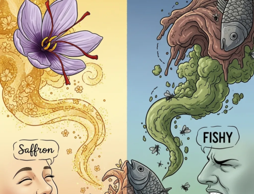 Does saffron smell fishy?