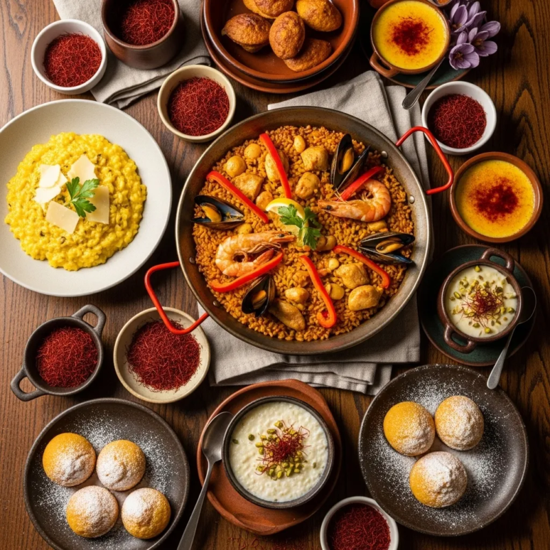 Foods that use saffron