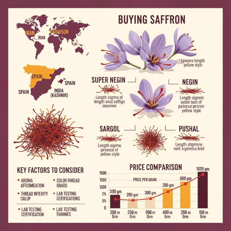 Buying saffron