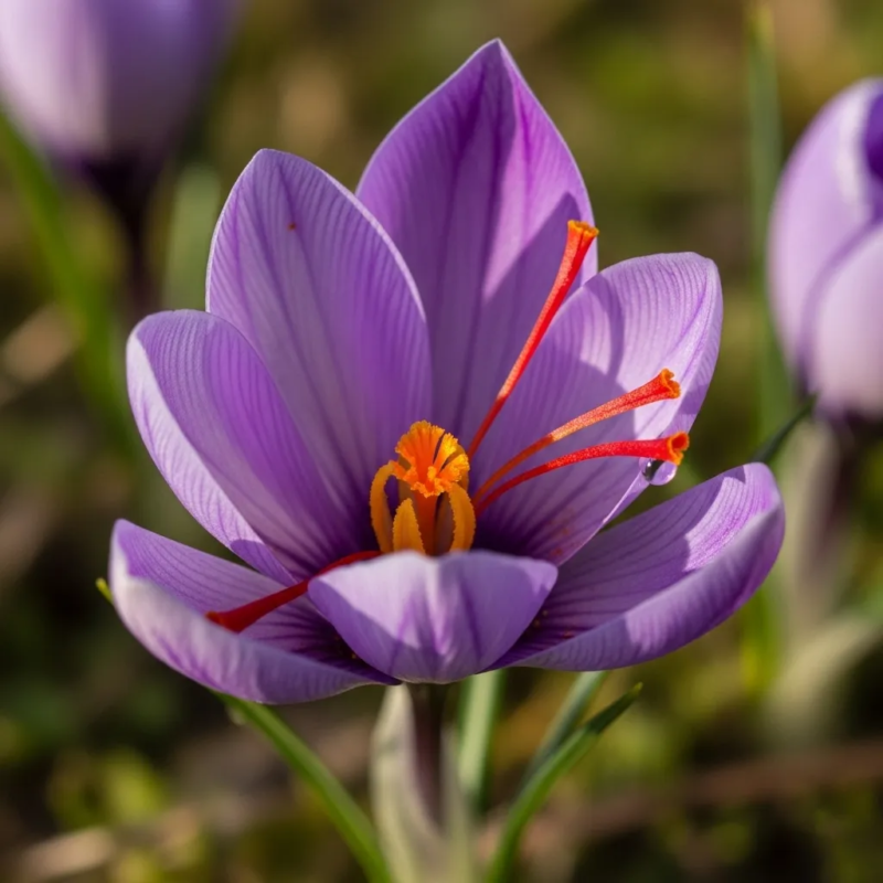 Saffron plant origin