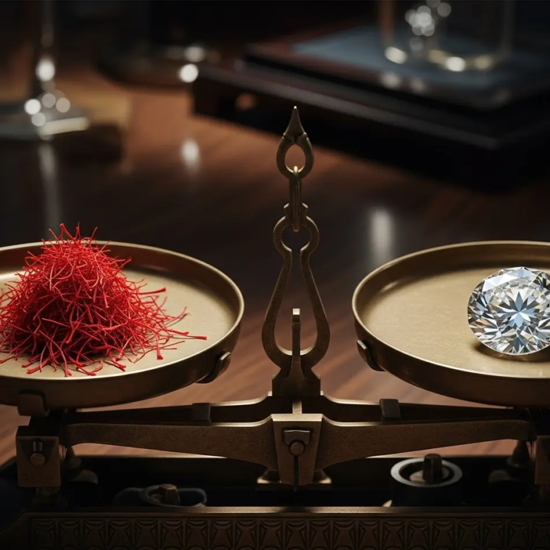 Is saffron more expensive than diamond