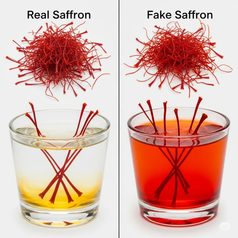 How to identify real saffron
