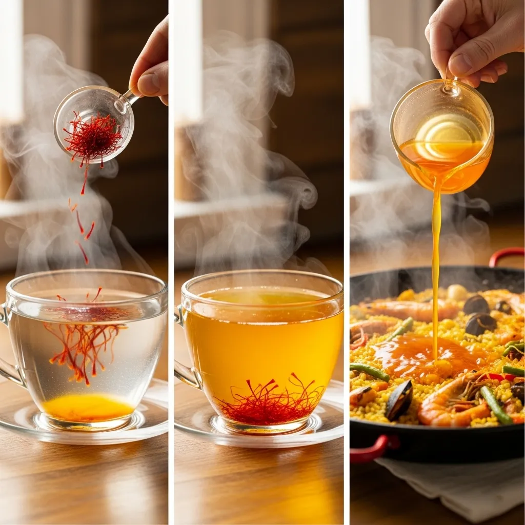 Using saffron in cooking