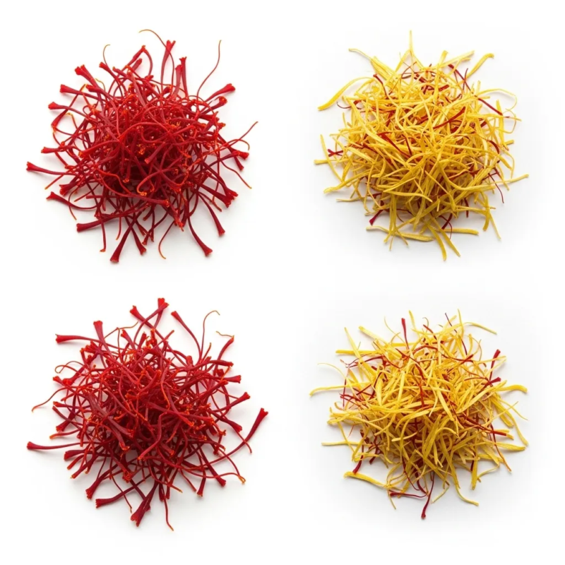 Red saffron vs yellow saffron