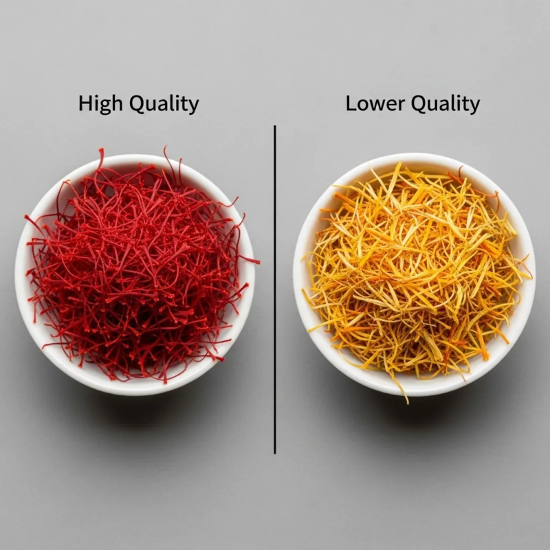 Best saffron color for quality