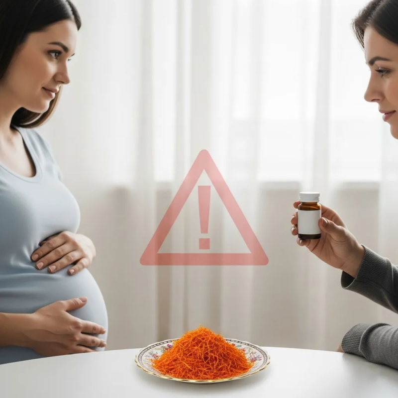 Saffron consumption risks