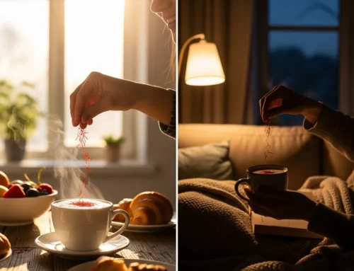 When to take saffron, morning or night?