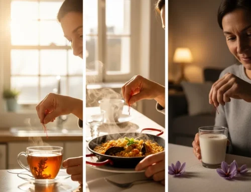 What time of day to take saffron?