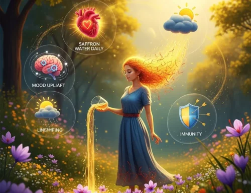 What happens if we drink saffron water daily?