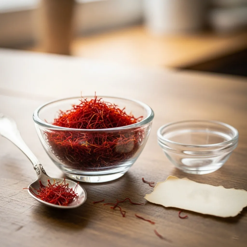 Saffron consumption per day