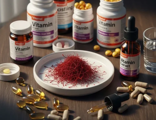 What vitamins are in saffron?