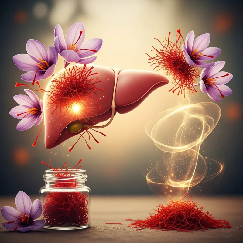 Saffron and liver health