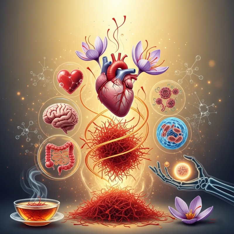 How saffron affects the body