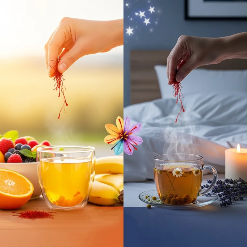 Saffron energy effects