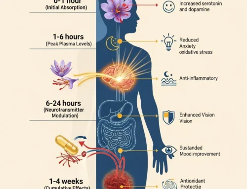 How long does it take for saffron to work in your body?