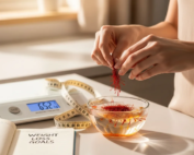Soaking saffron for weight loss