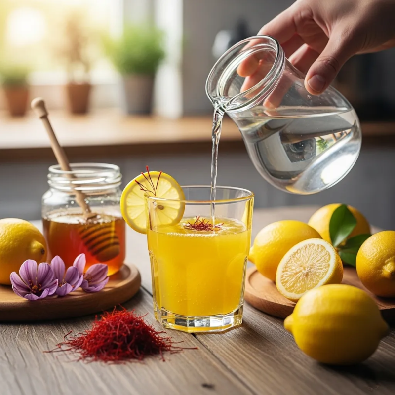 Saffron drink for weight loss