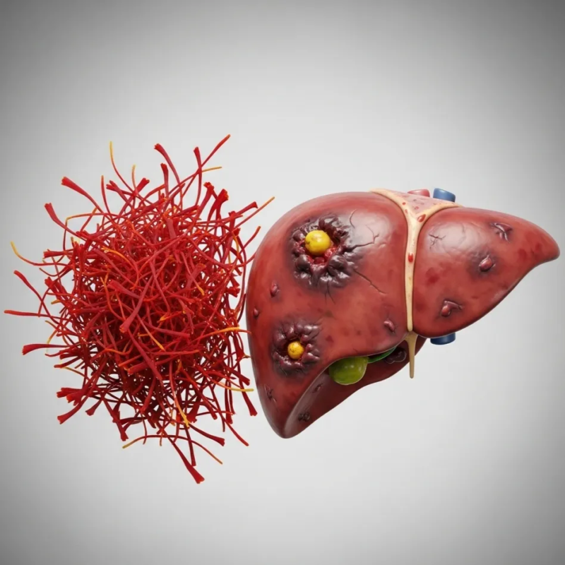 Saffron liver health