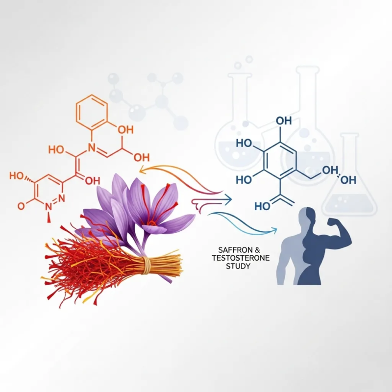 Saffron testosterone boost