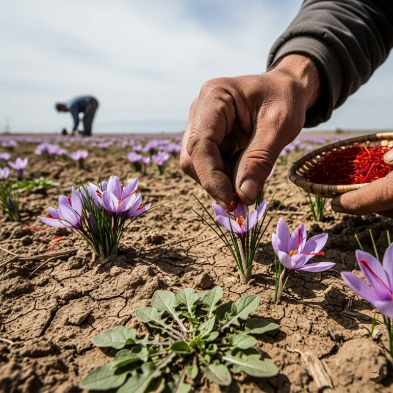 Challenges of growing saffron