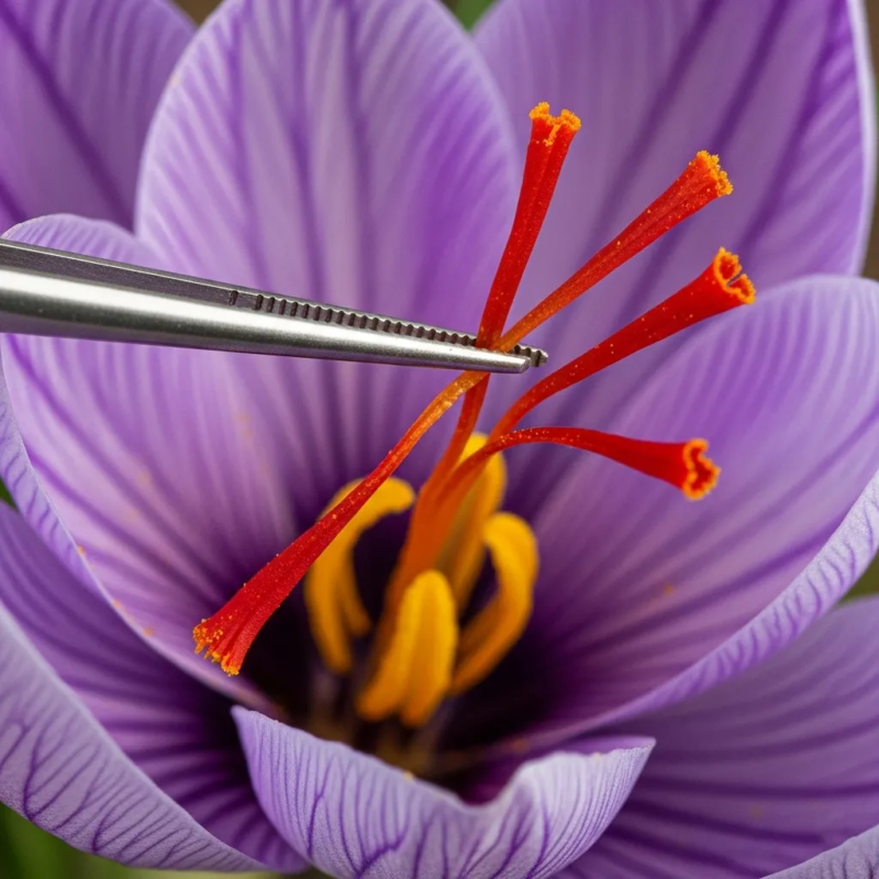 Saffron yield per flower