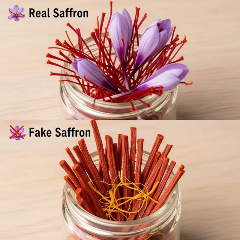 How to tell real saffron from fake