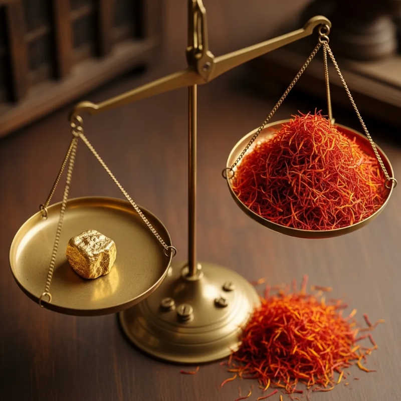 Is saffron more expensive than gold