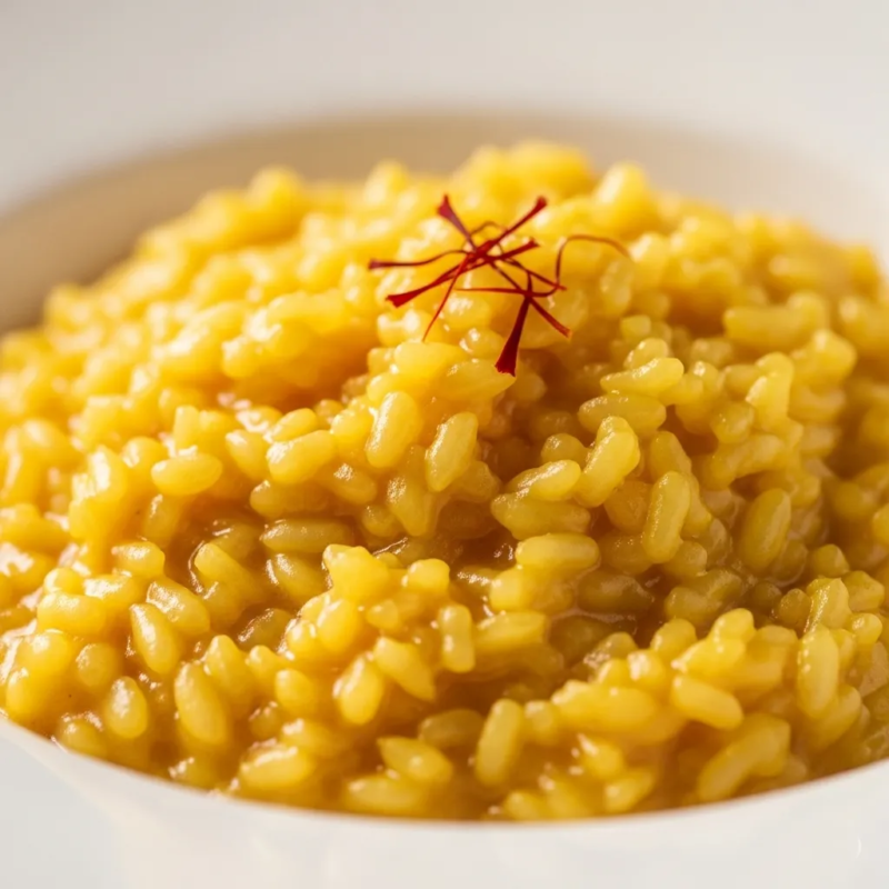 Saffron taste in food