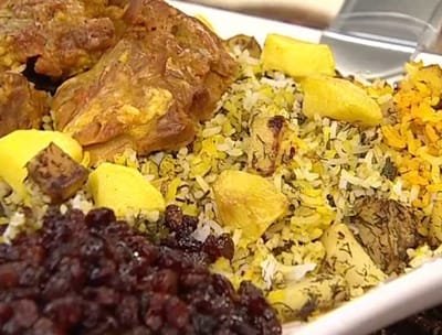 Apples Plo Kermanshahi Saffron Recipe,Apples Plo Kermanshahi,Apples Plo,Kermanshah apple plo baking, ingredients for preparing Kermanshah apple pie, Kermanshah apple pie making, Kermanshahi apple pasta, local dishes, Apple Sauce Bread, Cooking