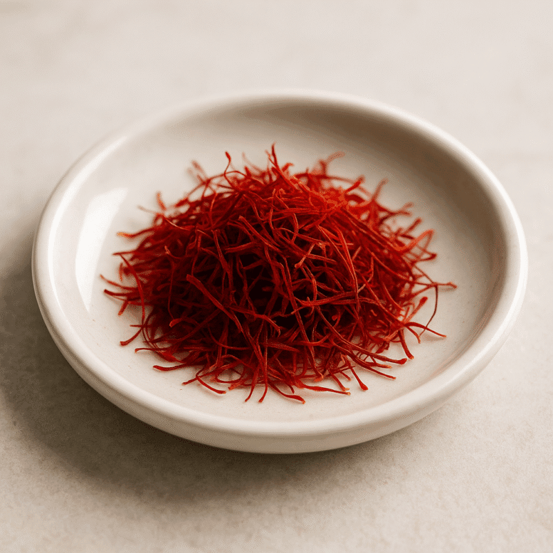 eat saffron raw