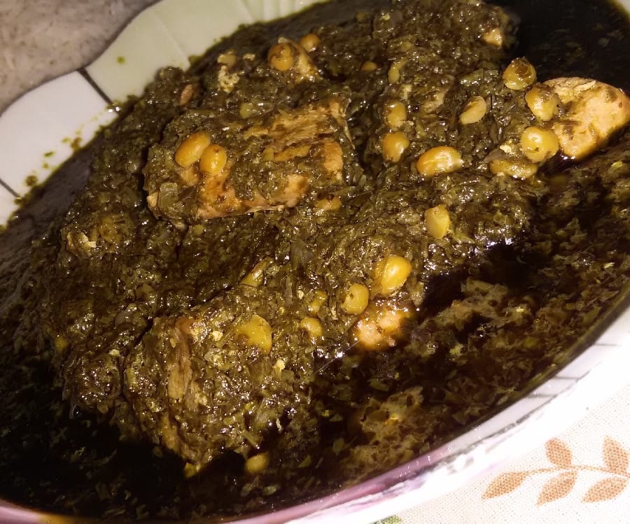 Delicious recipe of Qormeh sabzi Damghani stew with saffron , Qormeh sabzi Damghani stew with saffron, Qormeh sabzi Damghani stew, local food, how to prepare Qormeh sabzi Damghani stew with saffron, tips for cooking Qormeh sabzi Damghani stew with saffron, how to prepare different types of local stew, cooking training with saffron