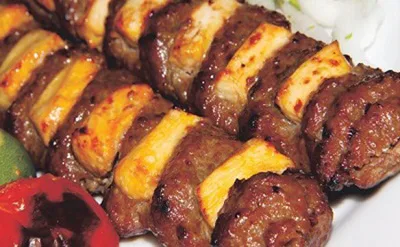 Kebab Sultani Saffron Recipe,Kebab Sultani,Soltani kebab, bake sultan kebab, soup roast barbecue, soup barbecue baking, sultan barbecue baking, chelot kabab soltani, kebab soltani photo, kebab soltani bakhtiari, how to make varieties Barbecue, bake all kinds of barbecues, saffron cooking