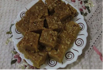 الحلاوة الطحينية المحلية وصفة , الحلاوة الطحينية المحلية , الحلاوة الطحينية الزعفران , الزعفران الإيراني,الزعفران