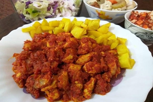 Vavishka chicken feed recipe Delicious with saffron, Local food, How to prepare Vavishka chicken feed with saffron, Tips for cooking Vavishka chicken feed with saffron, Cooking training with saffron