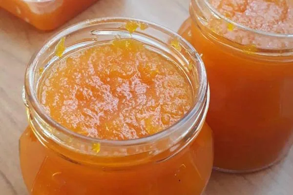 recipe Of Carrot marmalade with Iranian saffron, Carrot marmalade with saffron Iran, Carrot marmalade, Carrot marmalade with saffron, Local food, How to prepare delicious carrot marmalade with Iranian saffron, Tips for carrot marmalade with Iranian saffron, How to prepare different types of marmalade, Cooking training with saffron