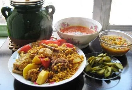 recipe for cooking Abgoosht split peas and Omani lemons with saffron, Abgoosht split peas and Omani lemons with Iranian saffron, Abgoosht split peas and Omani lemons, Abgoosht split peas and Omani lemons with saffron, local food, how to prepare Abgoosht split peas and Omani lemons with Iranian saffron, tips for cooking Abgoos Omani with Iranian saffron, how to prepare different types of saffron